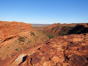Looking back along Kings Canyon